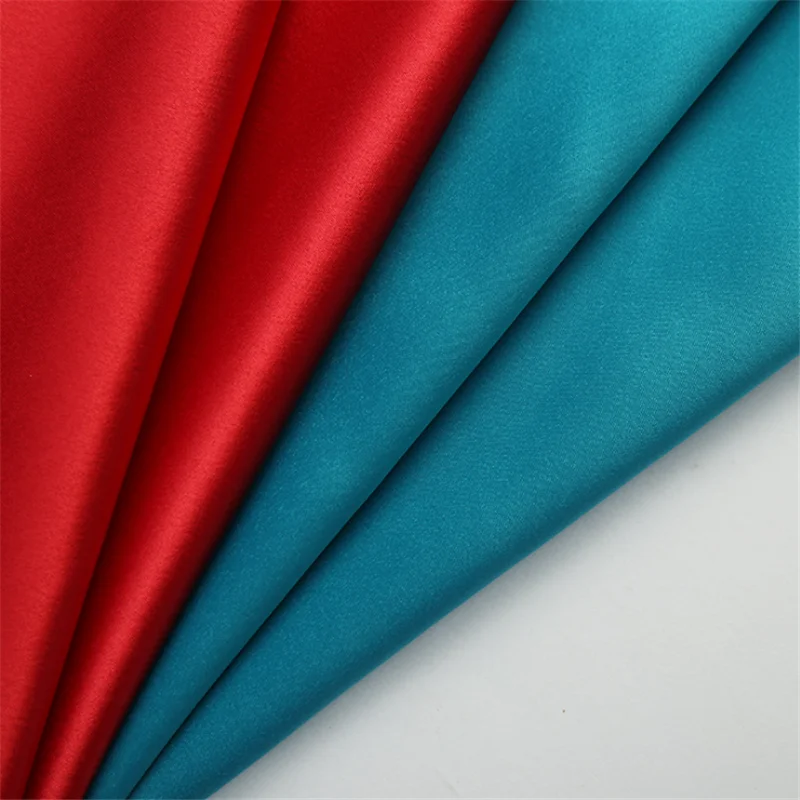 Fashionable Latest printing satin finished designs 95% Polyester 5% Spandex Blend Stretch Satin Fabric