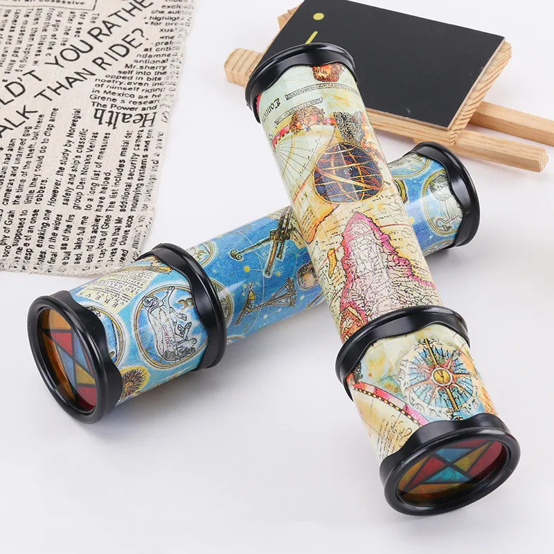 Funny Magic Prism Funny Children Spin Paper Cartoon Kaleidoscope Children Toy