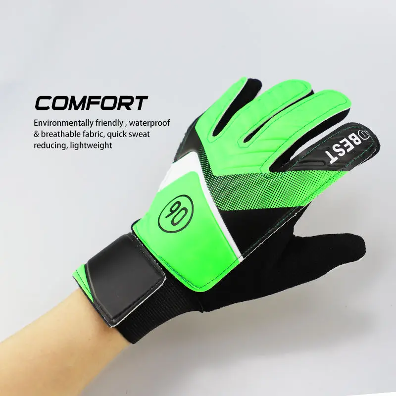 With Strong Protection high quality soccer football gloves goalkeeper professional goalkeep glove