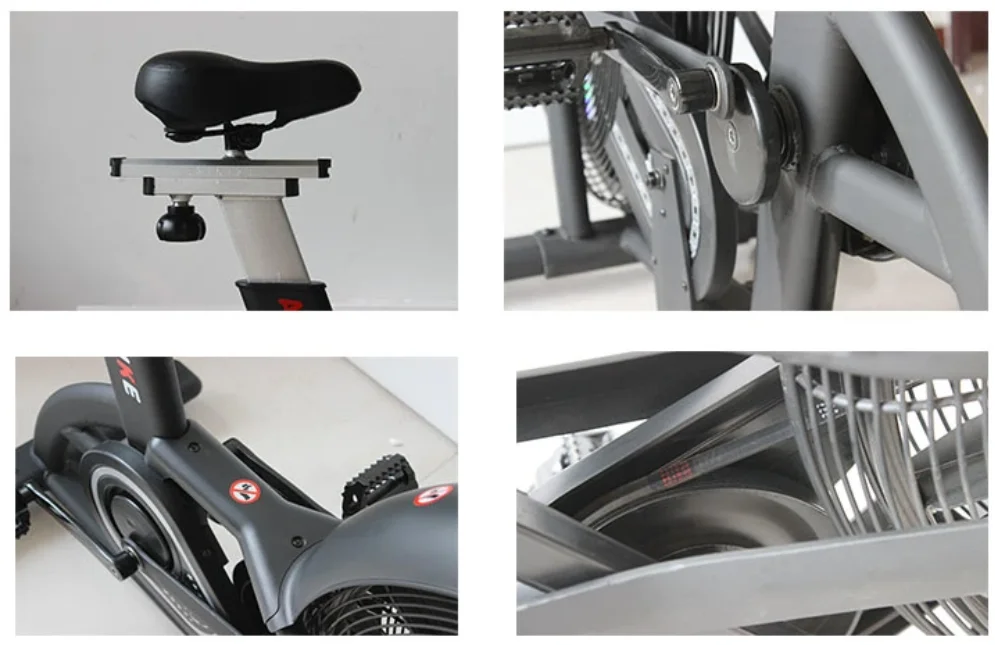 Aticol Air Bike with Fan Resistance For Commercial Use and Home Use Cardio Exercise Spinning Bike