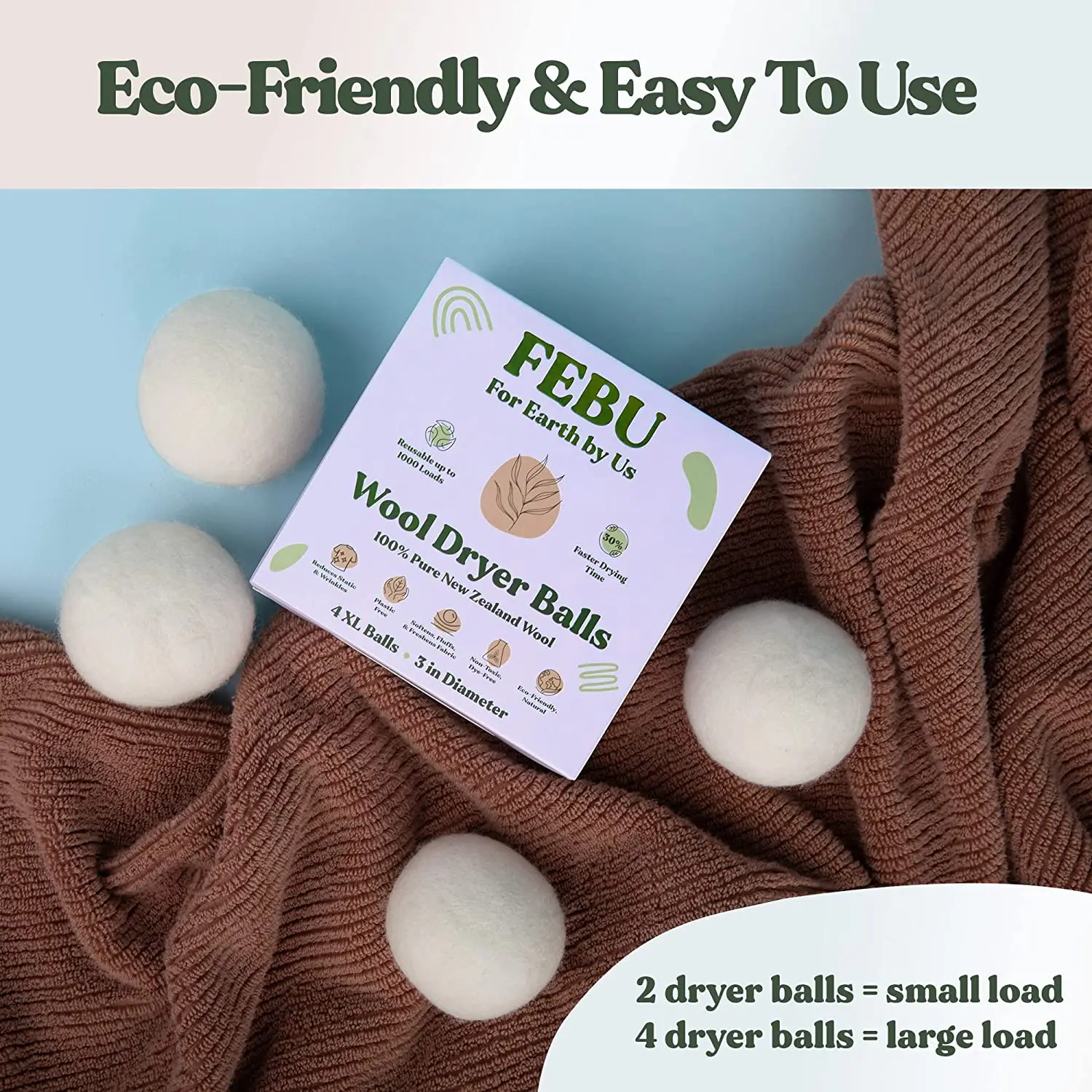 Organic Wool Dryer Balls top seller Best Selling Products 2025 New Trending In USA Private Label
