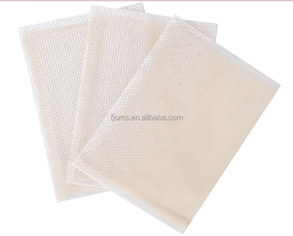 Plastic embossed polyethylene film for rubber release film in tire industry