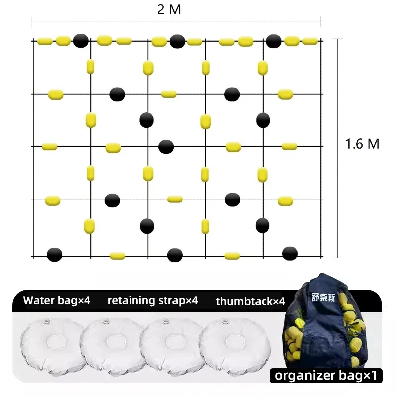 Rebound Net Soccer Players Rebound Chain Outdoor Use training reaction soccer deflector net reactions for goalkeeper training