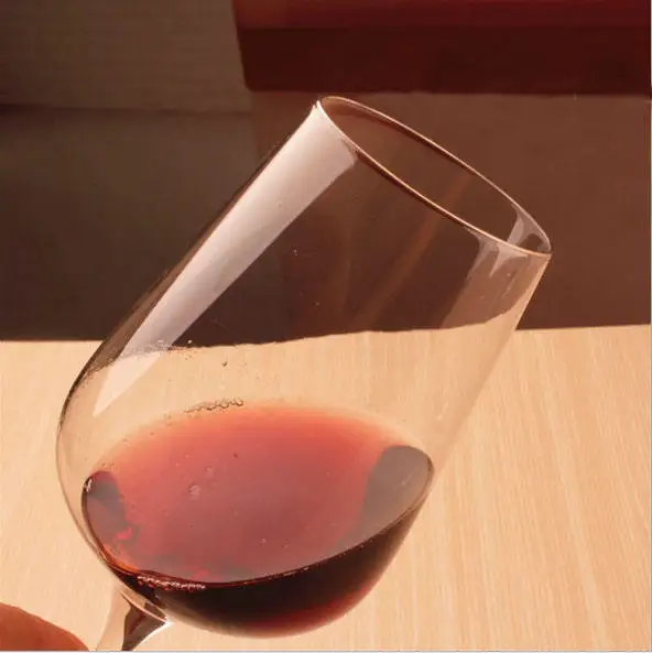 Personalized Custom Logo Household Restaurant Bar Lead Free Crystal Long Handle Clear Glass Goblet Wine