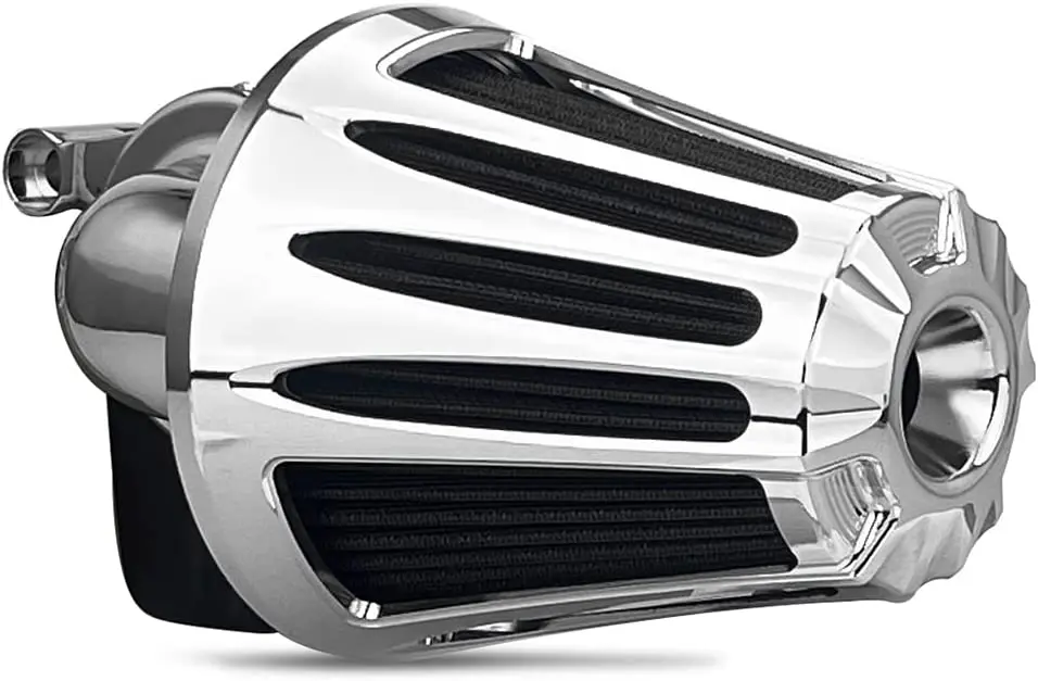 Мотоцикл аксессуары хромированный конус воздухоочиститель фильтры Впускной Для Harley XL883L SuperLow 1991-UP