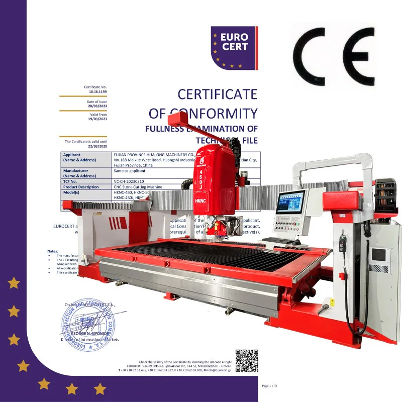 Hualong Machinery HKNC-450J Sawjet Bridge Saw Blade China Sawjet stone CNC Sawjet bridge saw combo water jet