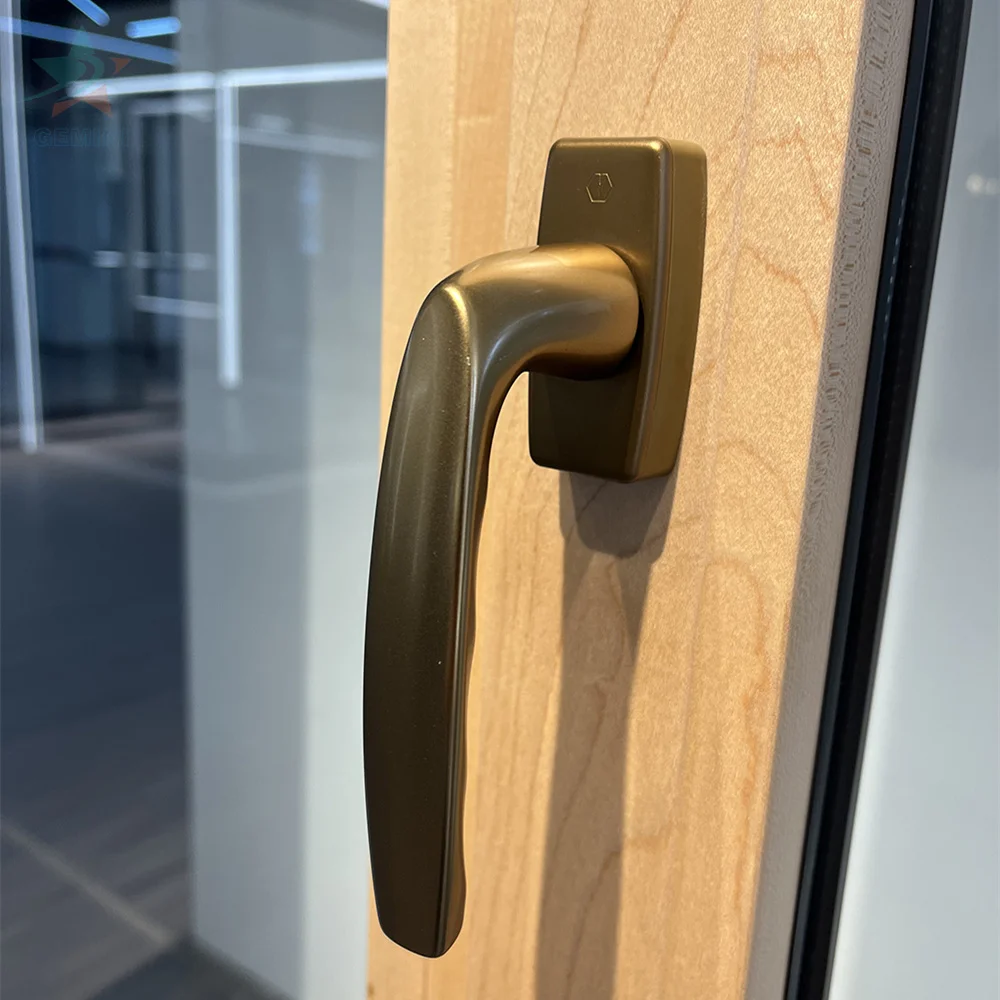 High End Aluminium Clad Wood Sliding Windows Doors