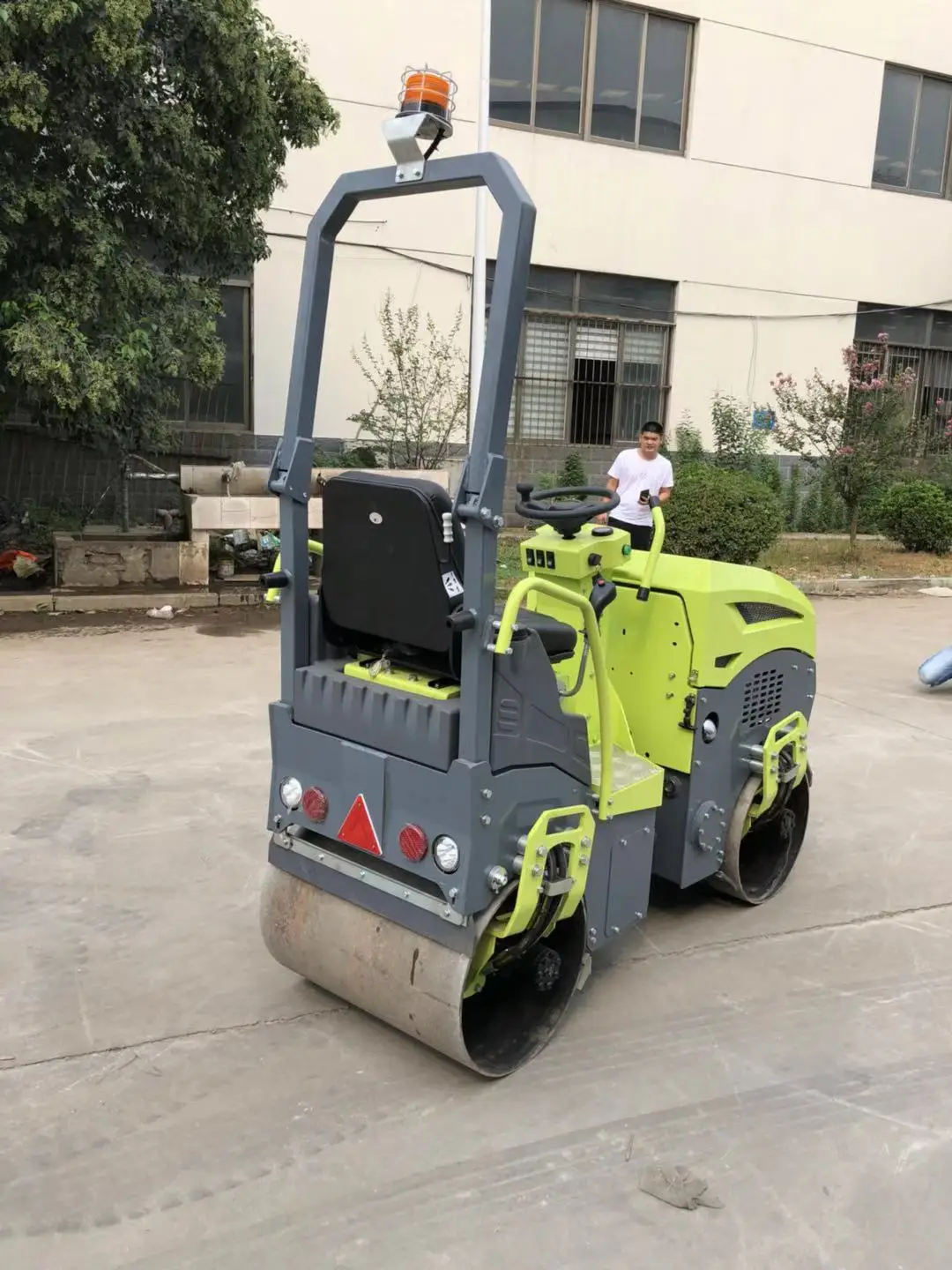 Road Roller CE Diesel Vibratory Mini Soil Compactor, Road Roller Compactor