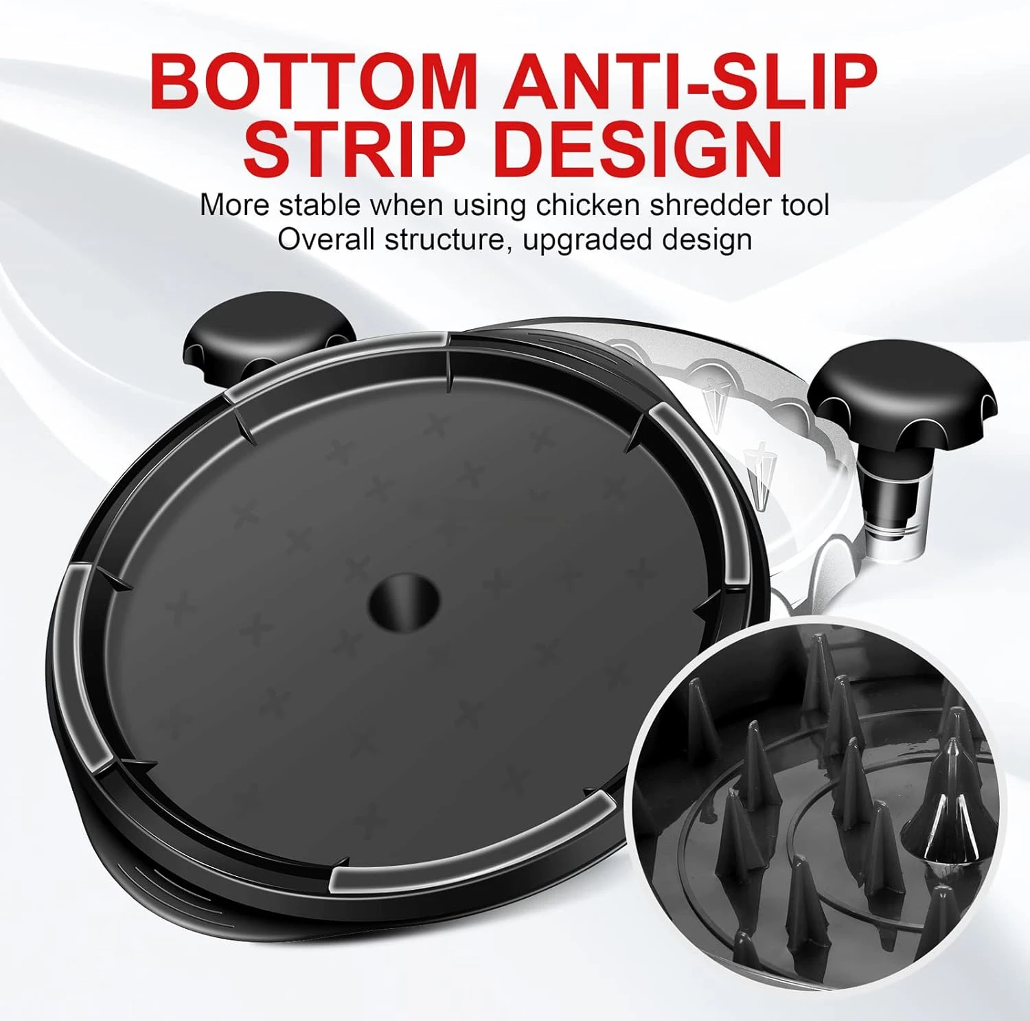 Kitchen Gadgets Poultry Tools Meat Cutter Chicken Shredded Machine Meat Shredder Chicken Shredder Tool Twist With Lid