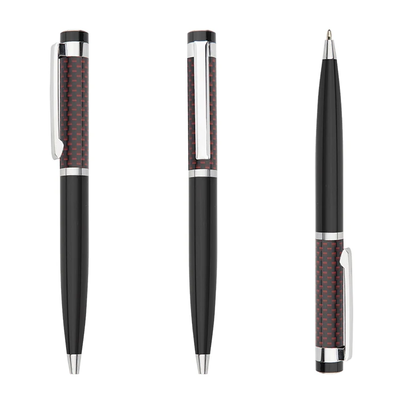 High Quality Custom Logo Gred Relief Checker Board Lattice Rollerball Ballpoint Pen