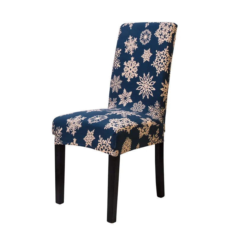 Amazon hot sale Prints cover Removable Washable Short Dining Chair Cover