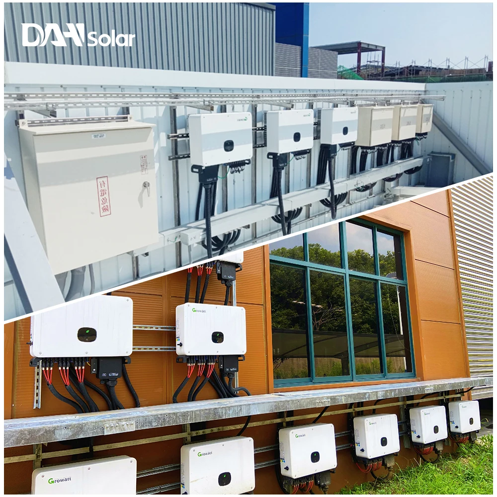 Growatt 6 kw 10 kw solar inverter solar home system on off grid hybrid inverter