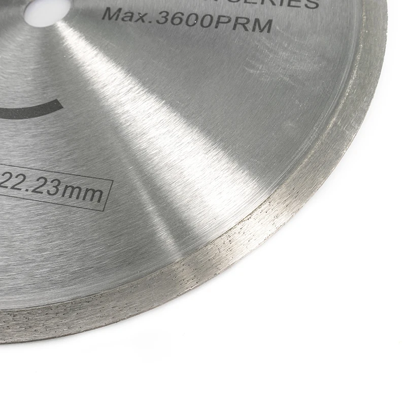 Non Sound Arix Silent Bridge Laser Welded Synthetic Diamond Powder Circular Saw Blade For Marble Gemstone Lapidary Cutting