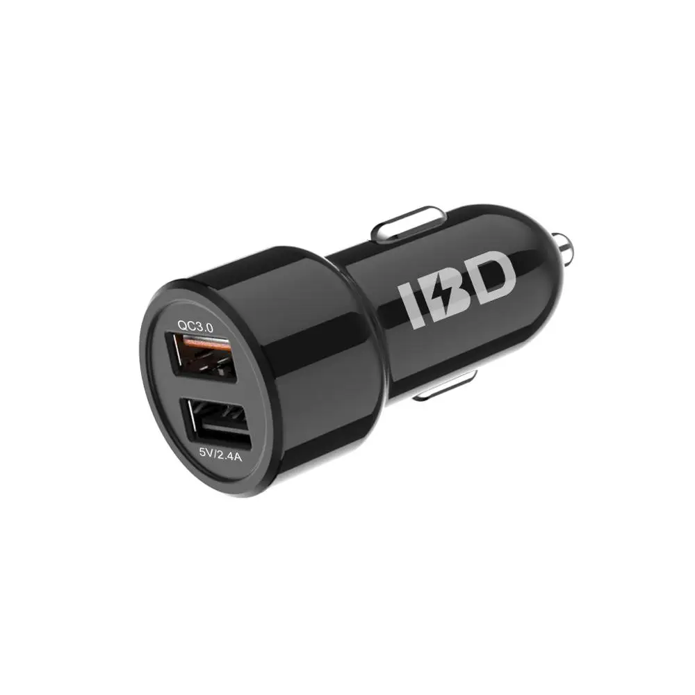 
Hot Selling Ibd Brand Fast Charging Quick Charge 3.0 Car Charger <span style=