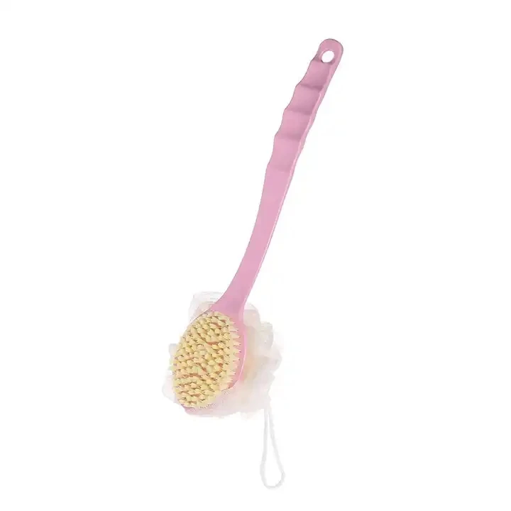 Hot Sale Creative Scrubbing Bath Brushes  Long Handle Double Sided Bath body Cleaning Bristles Body Brush