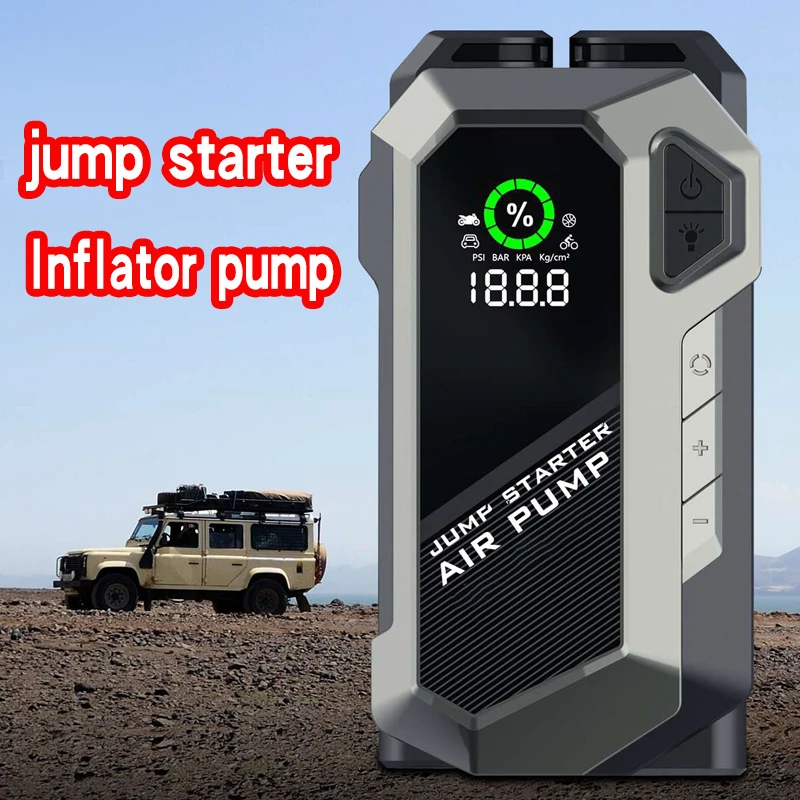 20000mAh Portable Car Jump Starter High Power Charger Starting Device Emergency Tool Multi-Function Battery 12V