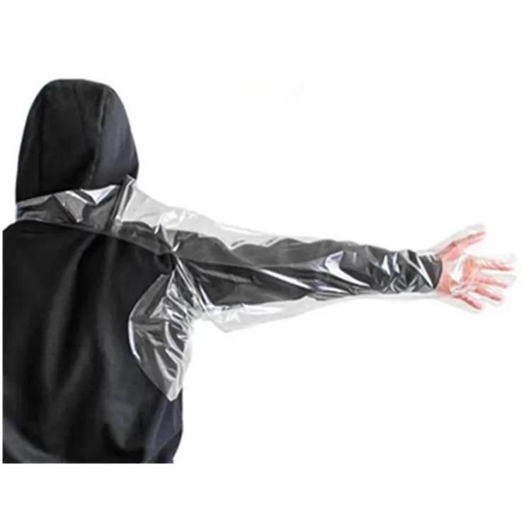 Veterinary Tools Animal Husbandry Supplies with Shoulder Protector Disposable Anti Slip Hand Gloves Insemination