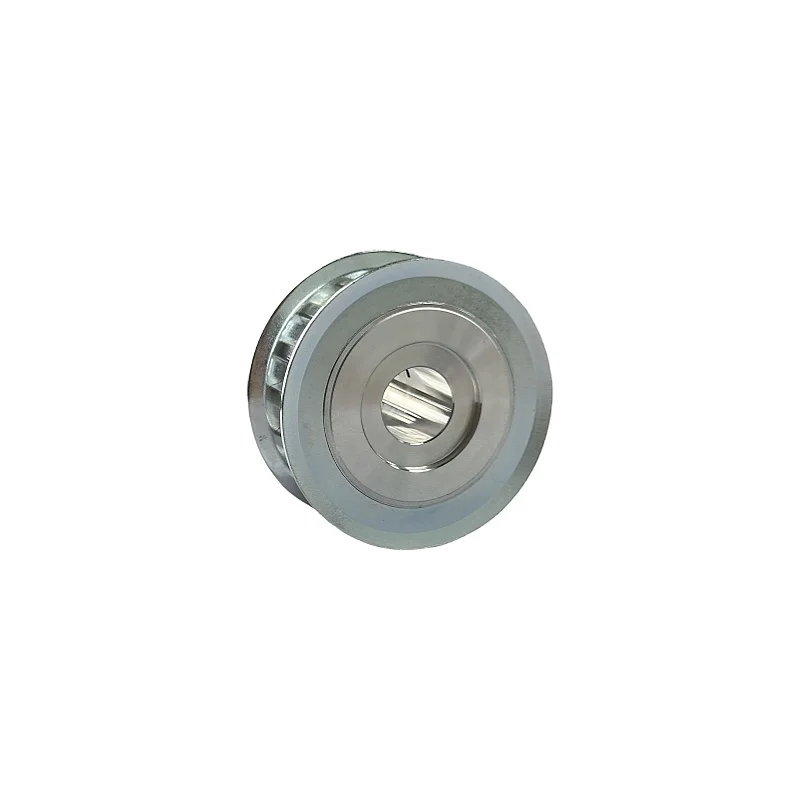 High-precision Long Lifetime Hot Sale CNC Machined 16 Teeth 6082T6 Aluminum Timing Belt Pulley with a Hub