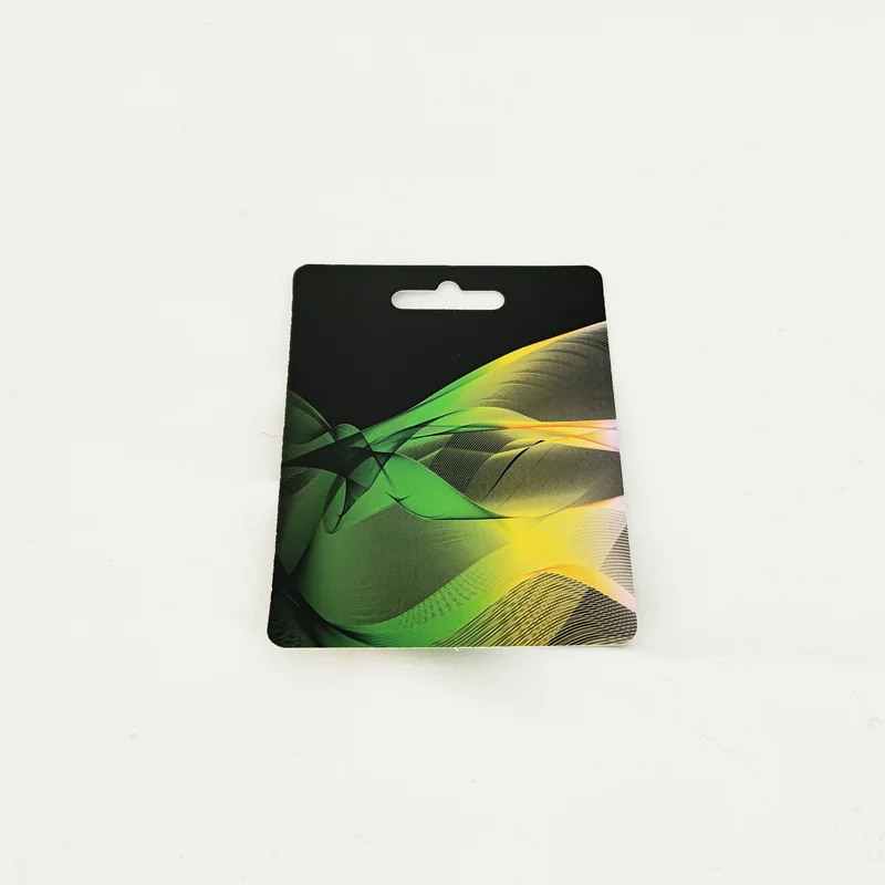 Customized Insert Cards Packaging Cardboard Paper Blister Hanging Display Header Card Sliding Blister Card