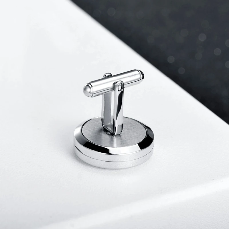 
1Pair 20mm Stainless Steel Aromatherapy Diffuser Locket Wholesale Cufflinks, Accept customization CG105-156 