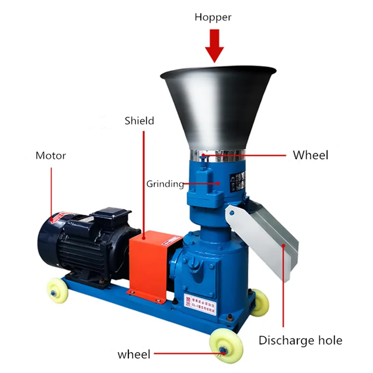 Livi Animal Poultry Cattle Chicken Fish Feed Pellet Making Machine Floating For Livestock Feed