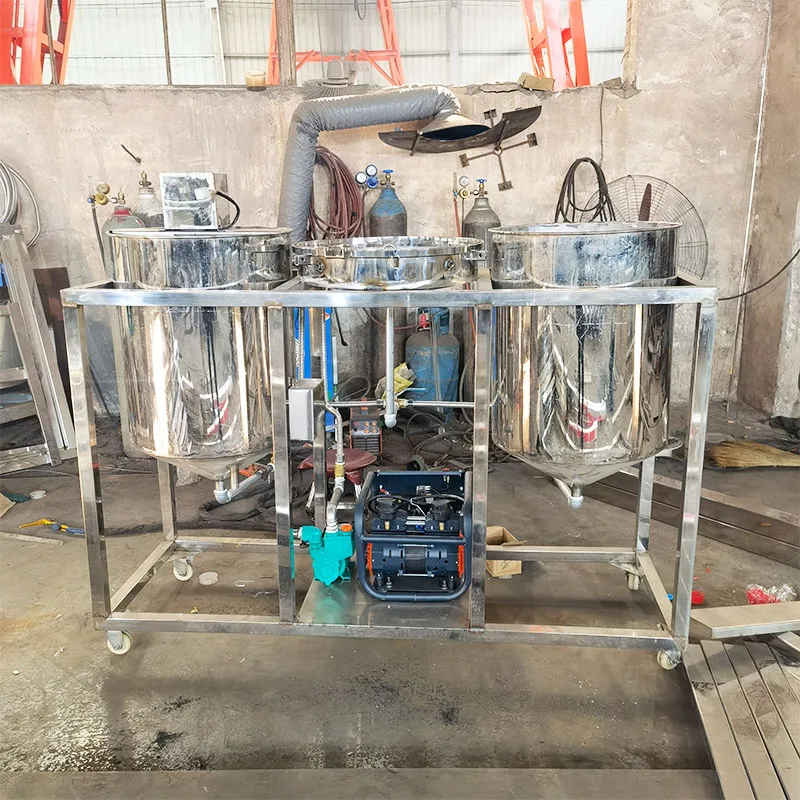 Crude Oil Refinery Machine by Rice Bran refinery Pyrolysis Oil Machine edible Oil Refinery Machine Soybeans