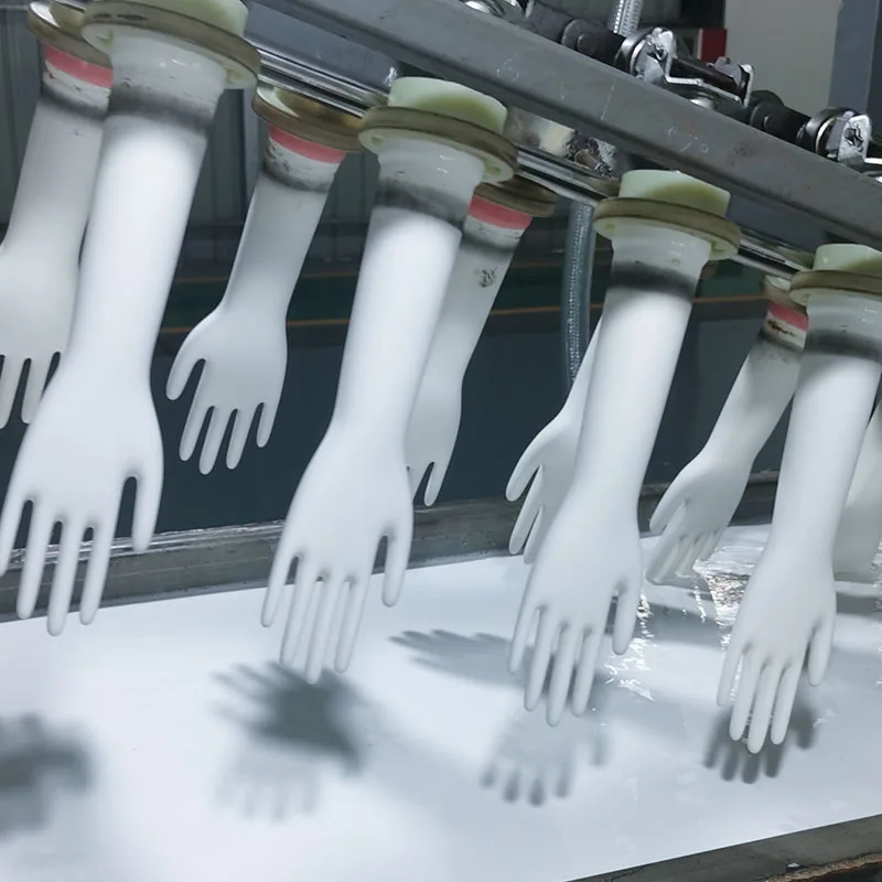 surgical medical nitrile latex gloves stripping production