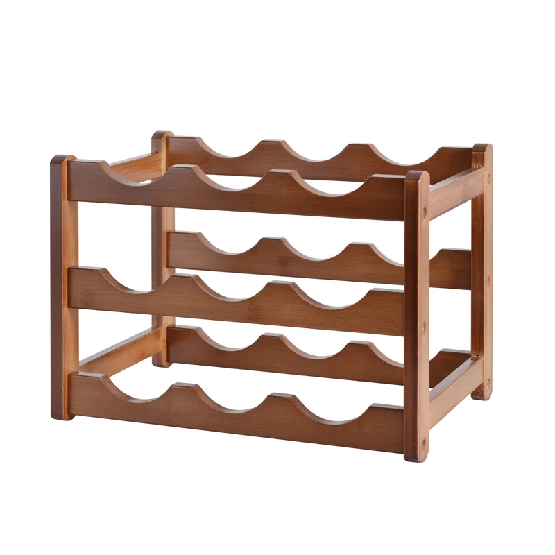 High Quality Home Stackable Display wine Shelf Wine Bottle Holder Practical