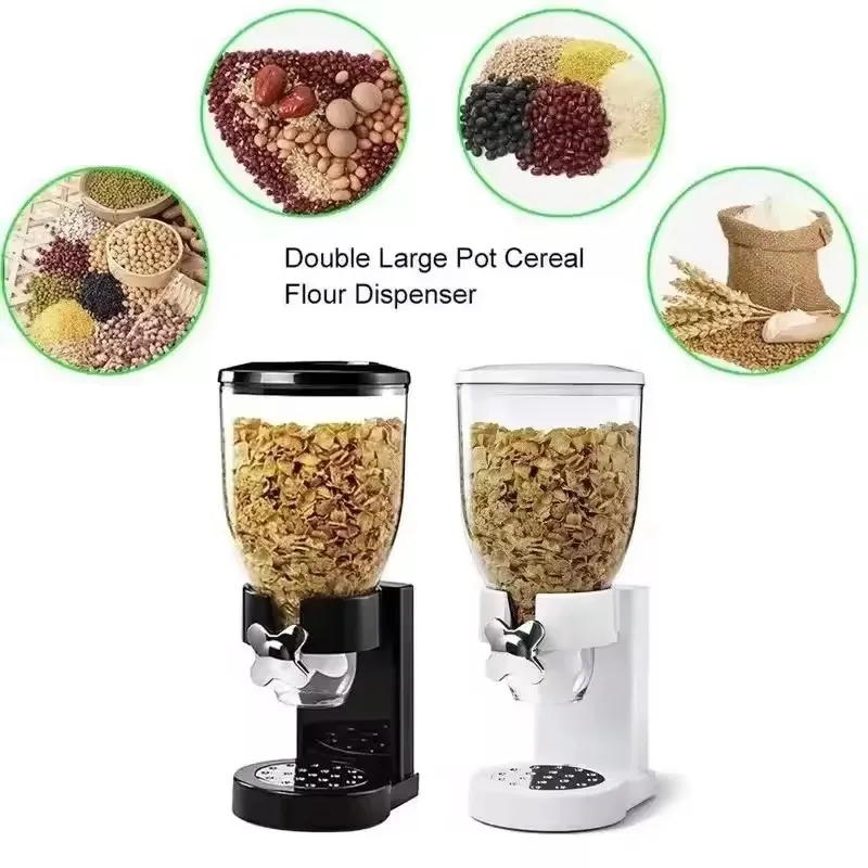 Large Capacity food grade   Dispenser Storage Containers Oatmeal Nuts Candy Dispenser Jars Kitchen Cereal Storage Containers