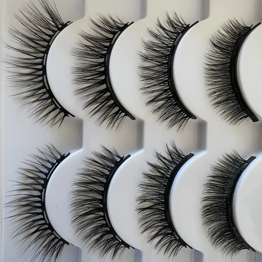 The New Listing Black Fiber Beautiful Appearance Eyelashes Magnetic for Eye