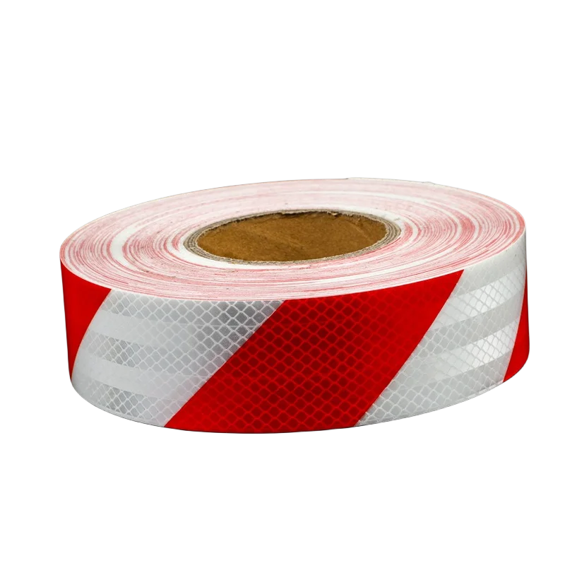 Yellow White Pvc -- Black And Blue Checker Oem Glow Red Car Stickers Warning Reflective Tape