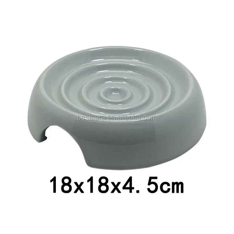 BESTCERA Wholesale Pet Feeder Dog Cat Bowl Easy to Clean Pet Food Bowl Feeder Slow Feeded Ceramic Cat Bowl Slow Feeder