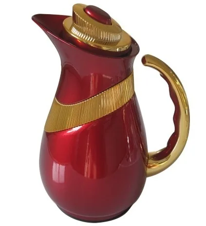 golden brass arabic copper stainless steel outer glass inner vacuum flask