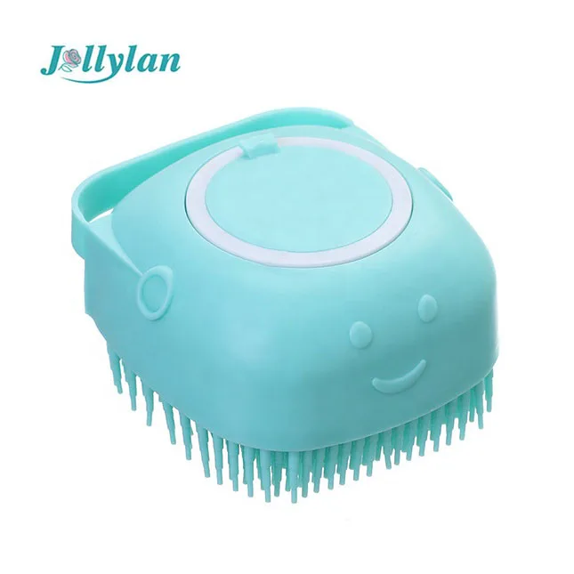 Soft and Safe Baby Bath tools Silicone Liquid Bath Brush Scalp massage Shampoo brush