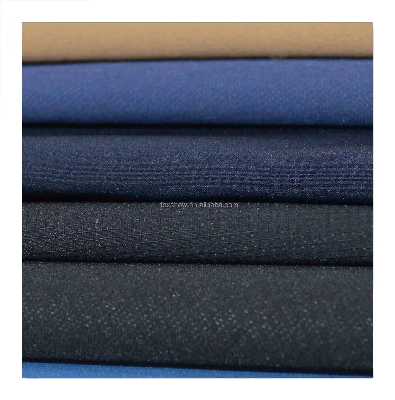 High quality Different colors 150sm~300gsm polyester nylon spandex fabric textile  for sale