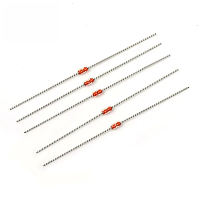 High Temperature Resistance Termistor Ntc 10k 3435 Mf58 Glass DO35 Sealed Diode Thermistor Sensor