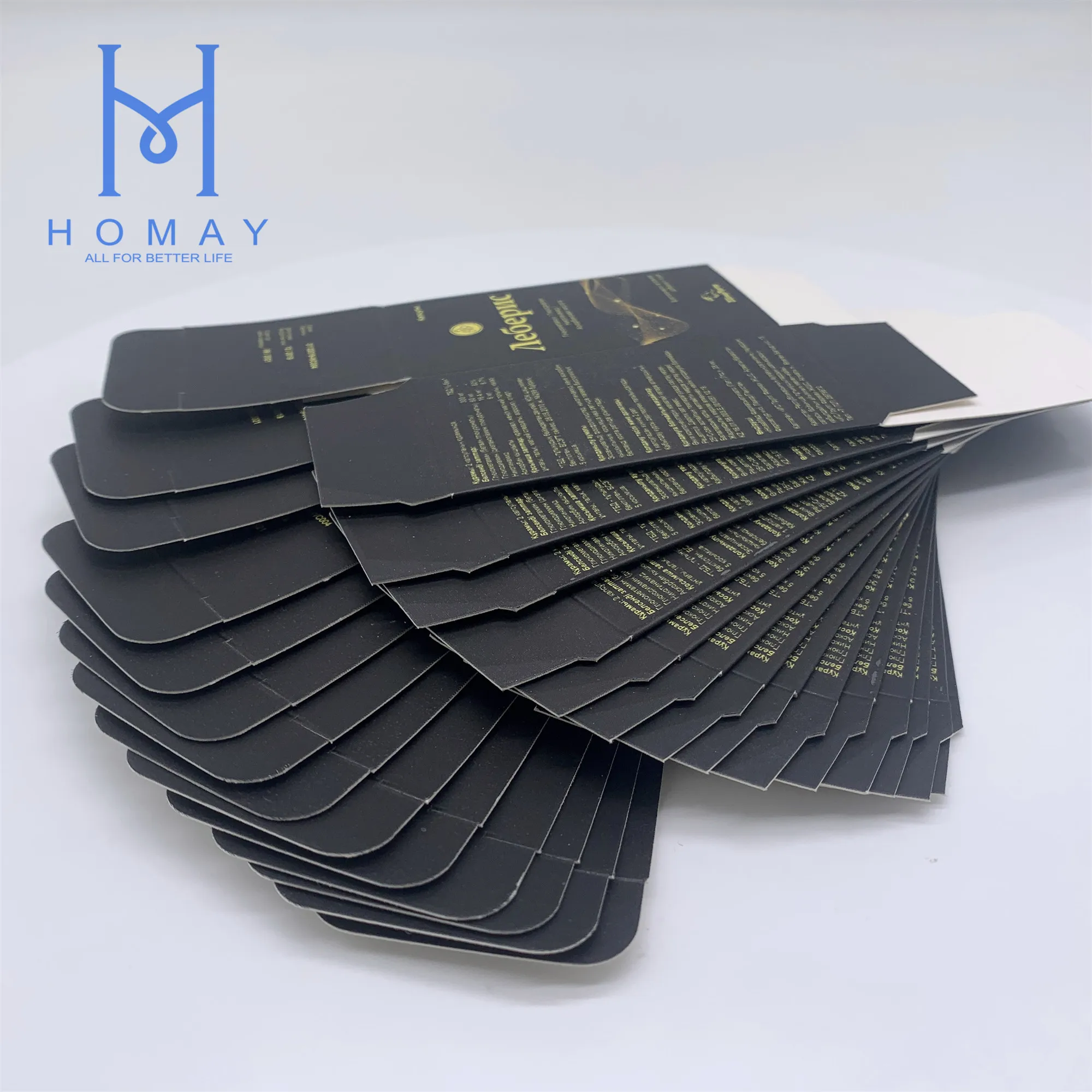 In stock customized paper packaging carton box for glass bottle for cosmetic