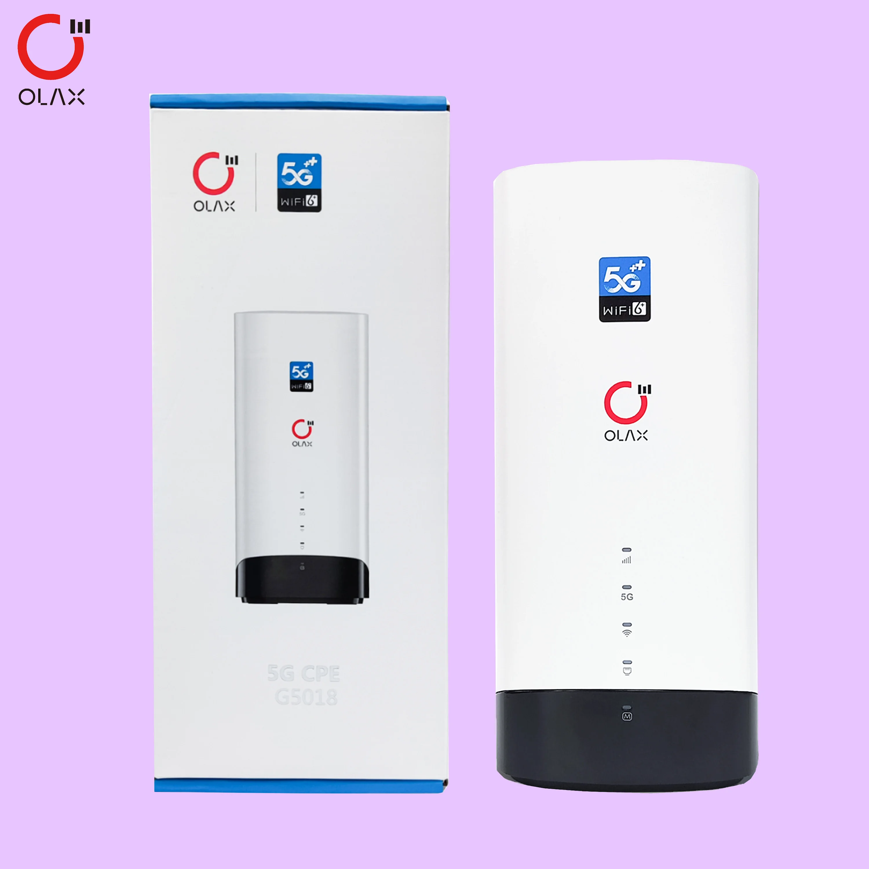 OLAX G5018  wireless router LTE Gigabit Dual high gain  wifi 6 router Antenna modem 5g with sim card slot