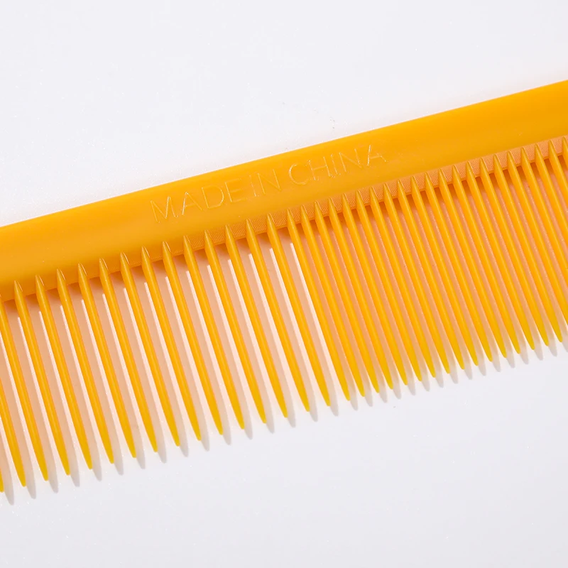 High Quality Plastic Comb Brush for Salon Designer Hair Comb Bamboo China Style Handle double tooth comb