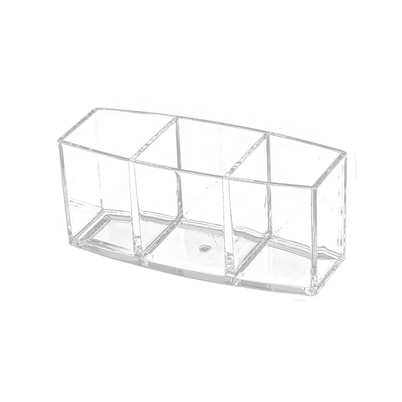Clear Makeup Brush Holder Organizer Cute Pen and Pencil Holder for Desk