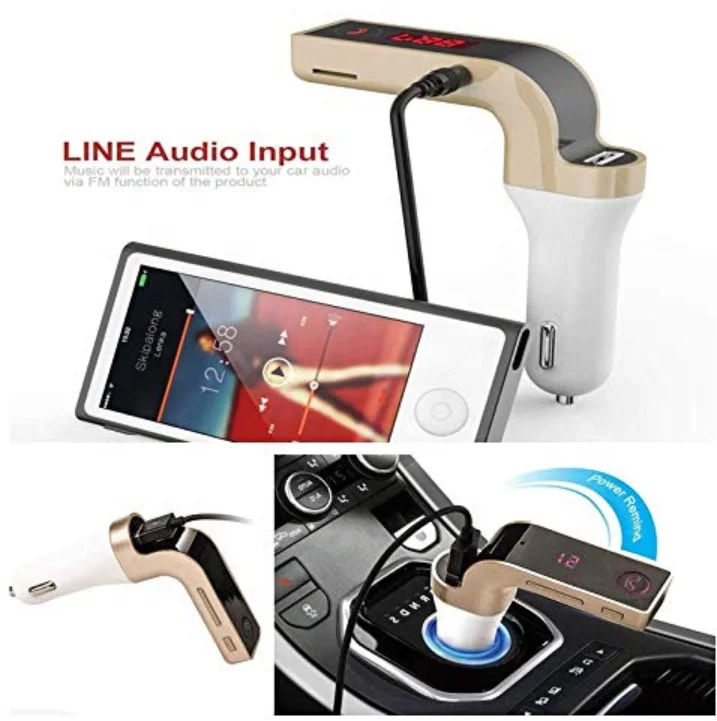  Лучший дизайн модный mp3-плеер зарядное USB-устройство синий-зубчатый автомобильный комплект громкая связь FM-передатчик