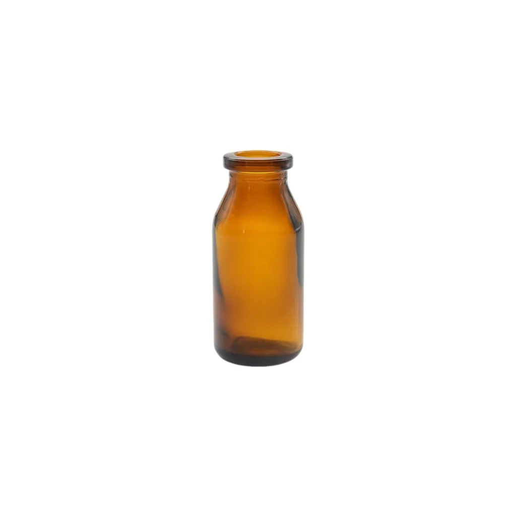 High Quality amber vial 10ml 15ml 20ml Clear Sterile Glass Vial With Flip Top Cap Bottle for injection