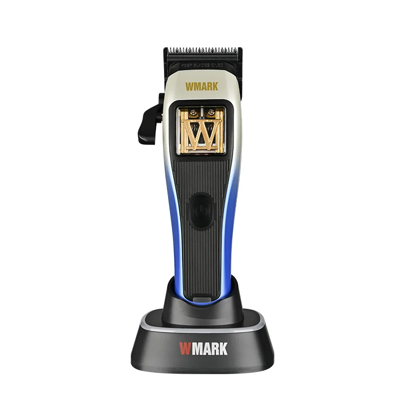 WMARK Exclusive NG-X1 Polar Color Rechargeable Barber Salon Magnetic Vector 10000RPM Electric Professional Hair Clipper Trimmer