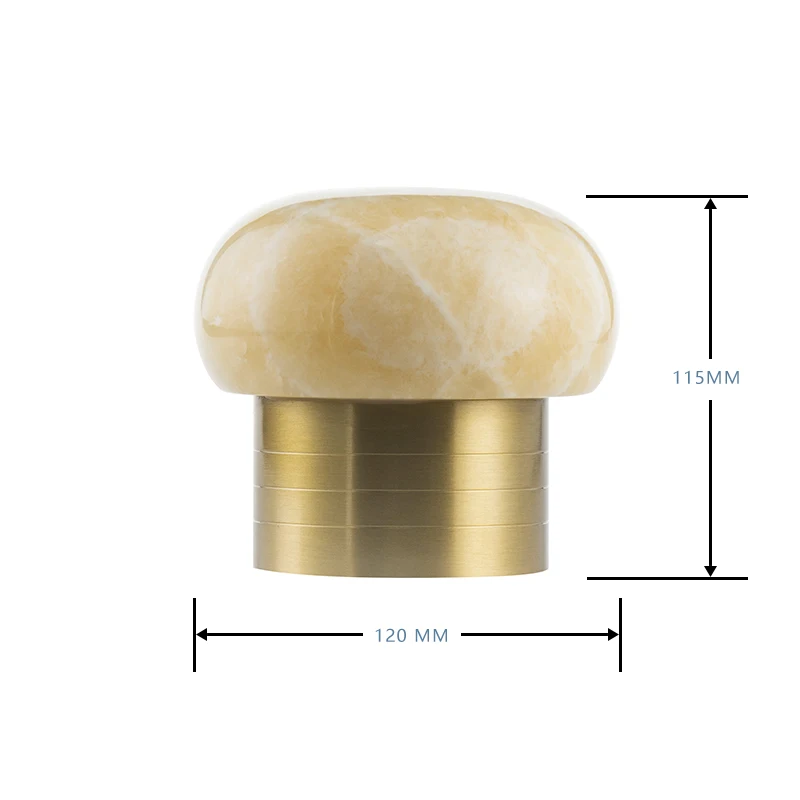 Luxury Natural Stone Travertine Rechargeable Cordless Table Lamp for Outdoor Dining Restaurant Bar LED Marble Lamp Decor