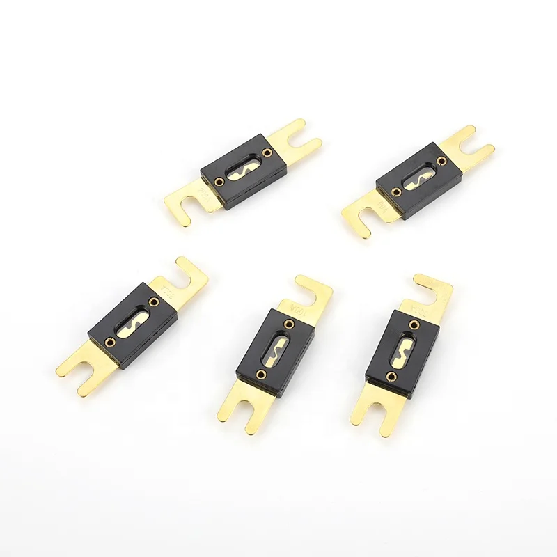 High quality automotive 40A blade fuse max gold 300A in line car audio  fuse Car Blade Fuse ATM ATY ATC ATO ATN