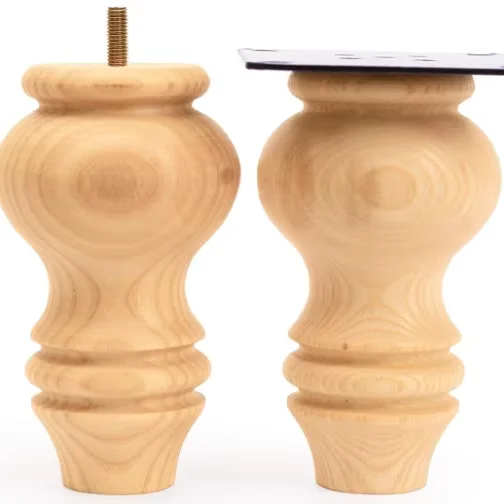 Table Legs 16 Inch Wood Furniture Legs for Coffee Table