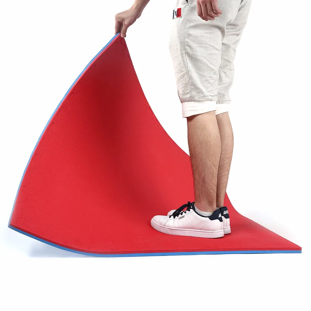 LINYIQUEEN karate puzzle training mat eva puzzle mat supplier with icti certification tatamis mat karate wkf