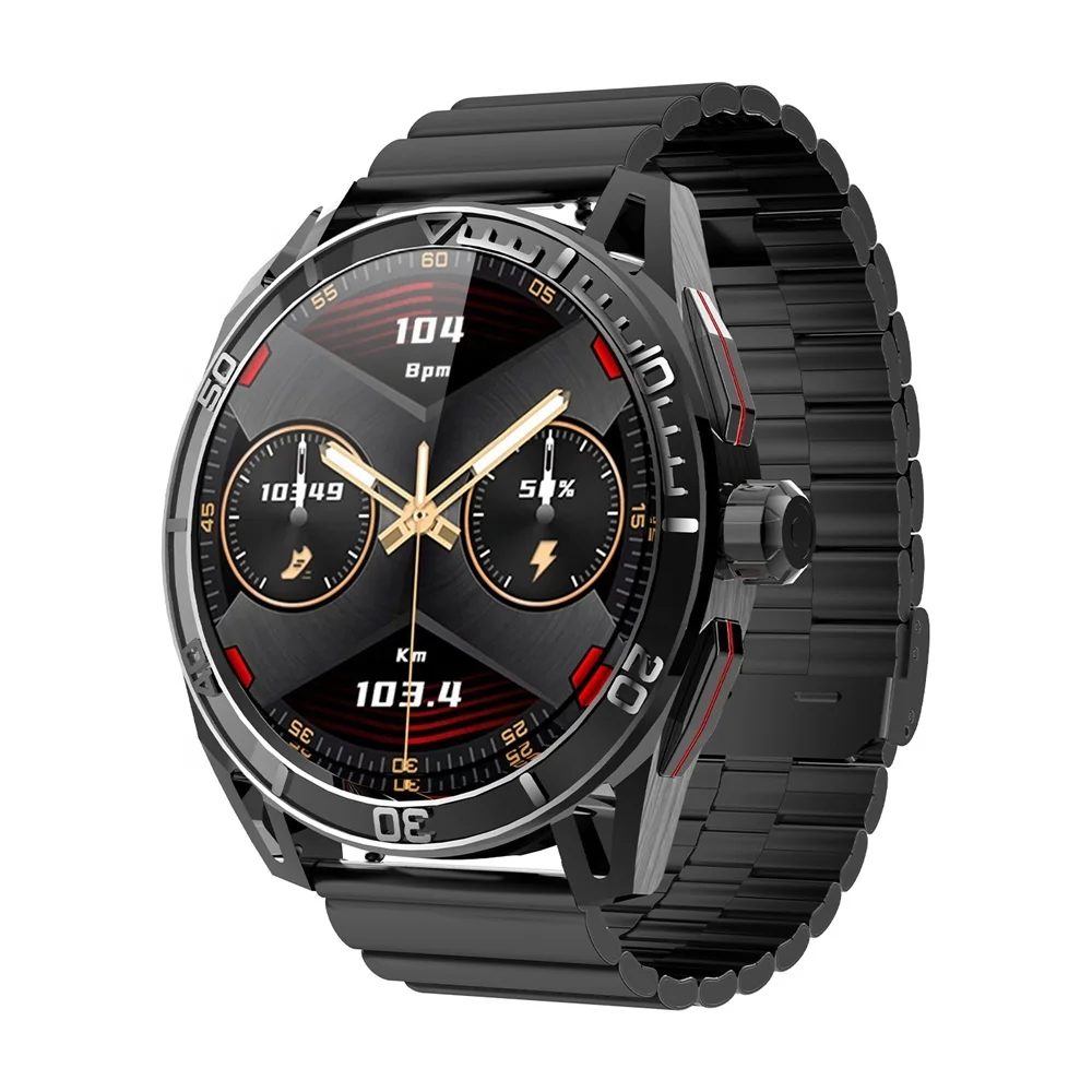 2023 Новый 1,43 дюймов AMOLED экран с высоким разрешением 466*466 Reloj Смарт часы BT вызова NFC Smartwatch HD30 фитнес трекер Смарт-часы