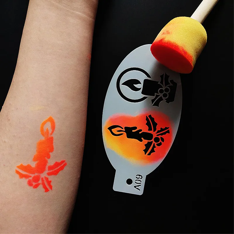 Plastic Drawing Templates Hollow Drawing Template For Halloween Makeup