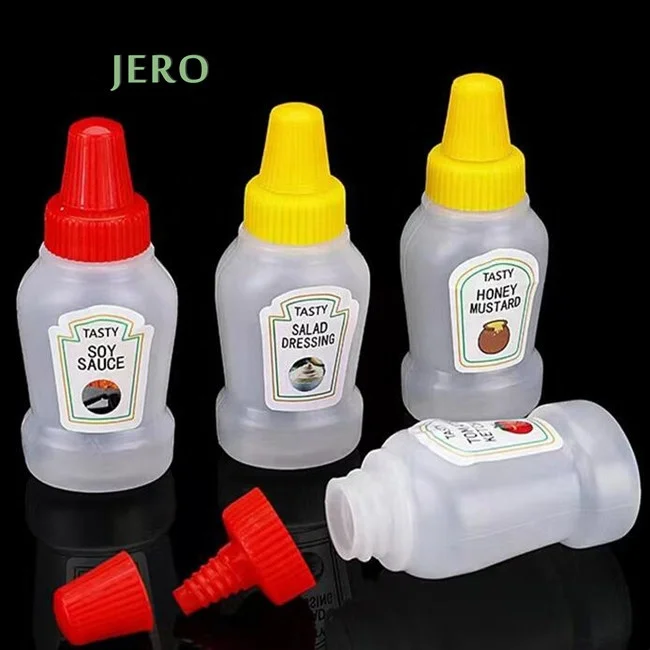 Mini sauce bottles squeeze tomato BBQ sauce honey squeeze bottle with twist cap squeeze bottle sauce food grade